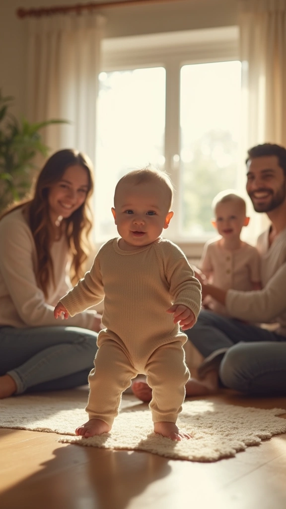 23 Parenting Milestones Every Parent Should Celebrate (You Won't Want to Miss #5!) - 5. Taking First Steps