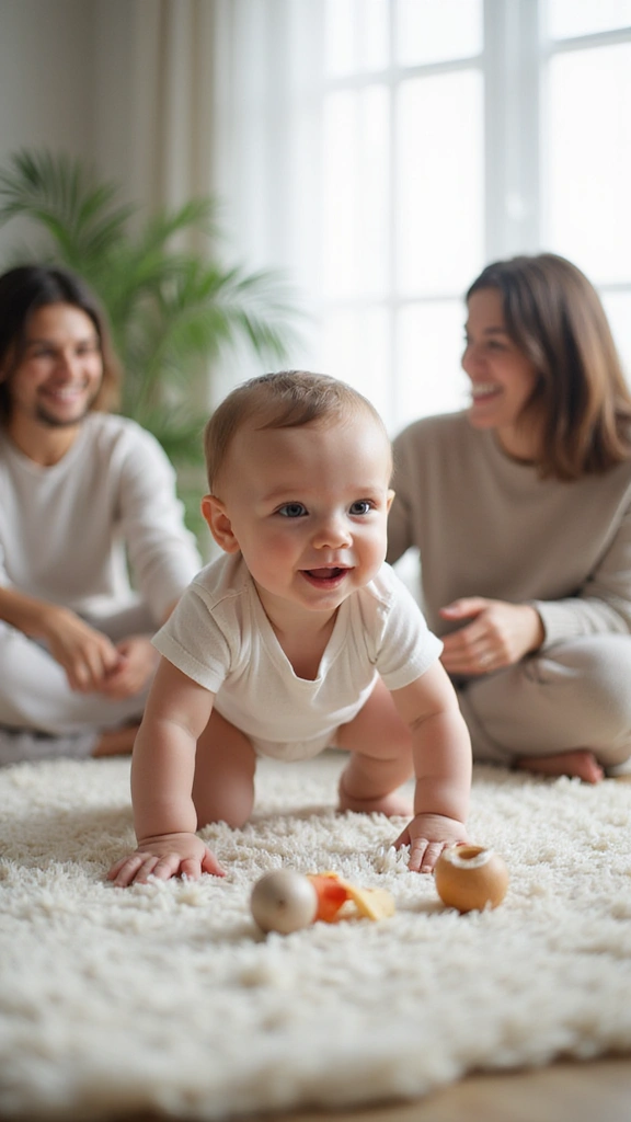 23 Parenting Milestones Every Parent Should Celebrate (You Won't Want to Miss #5!) - 7. Learning to Crawl