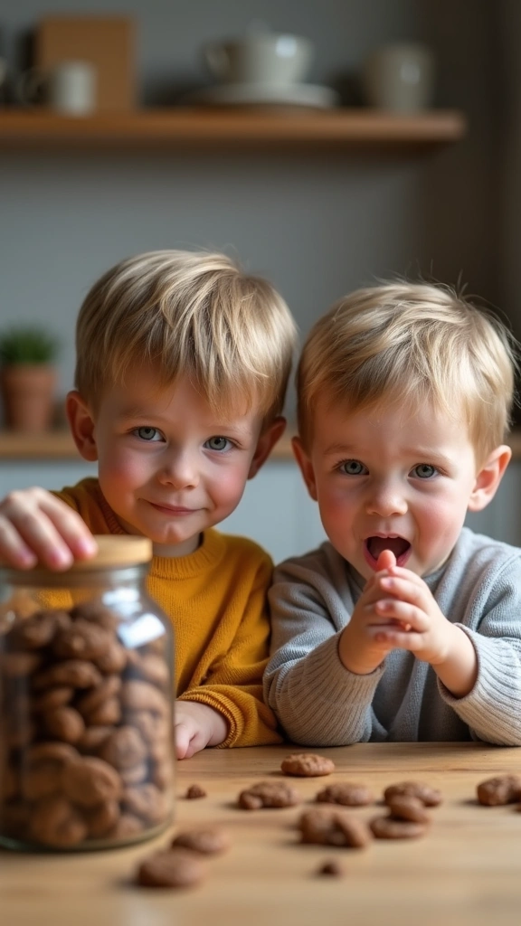 23 Twin Boy Moments That Will Make You Smile - 1. The Great Cookie Heist