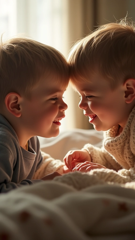 23 Twin Boy Moments That Will Make You Smile - 14. Sharing Secrets