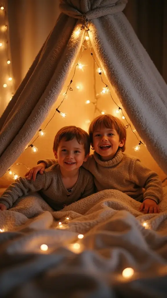23 Twin Boy Moments That Will Make You Smile - 19. Building a Blanket Fort