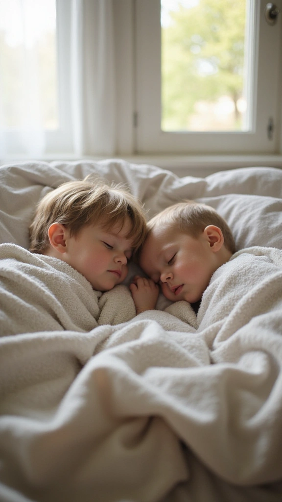 23 Twin Boy Moments That Will Make You Smile - 4. Synchronized Napping