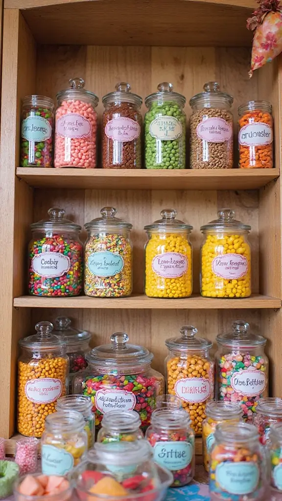 25 Baby Shower Ideas That Will Make Every Parent Say 'Wow!' - 4. Sweet Candy Bar Station