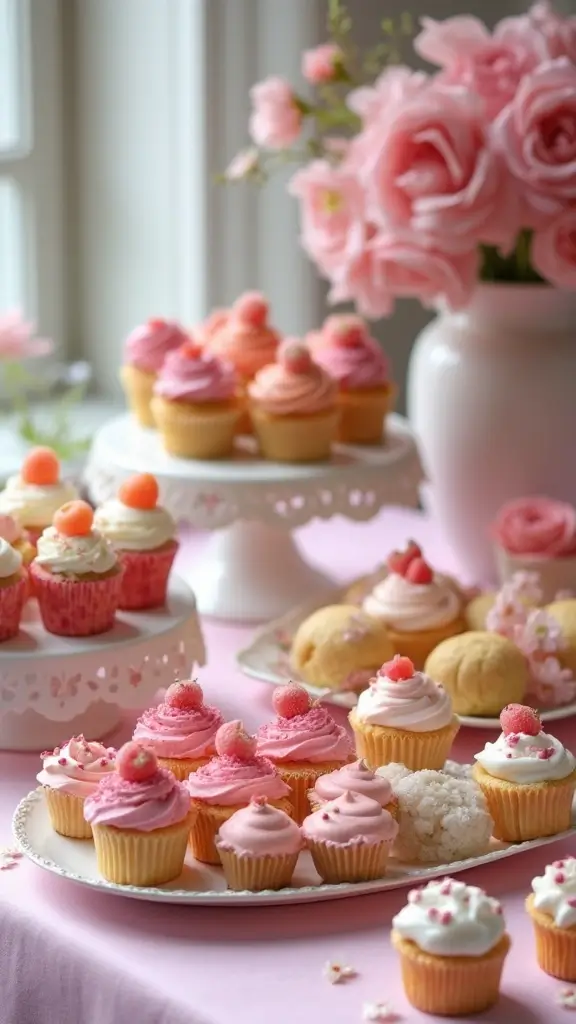 25 Baby Shower Inspiration Ideas for Parenting Joy - 11. Sweet Treats Dessert Bar