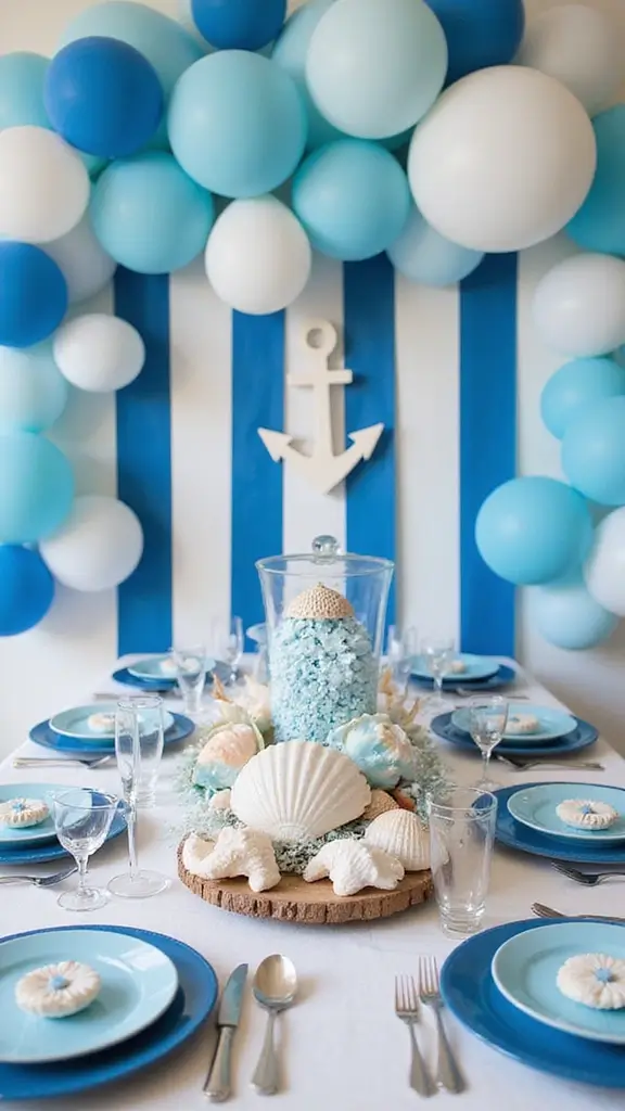 25 Baby Shower Inspiration Ideas for Parenting Joy - 2. Nautical Adventure