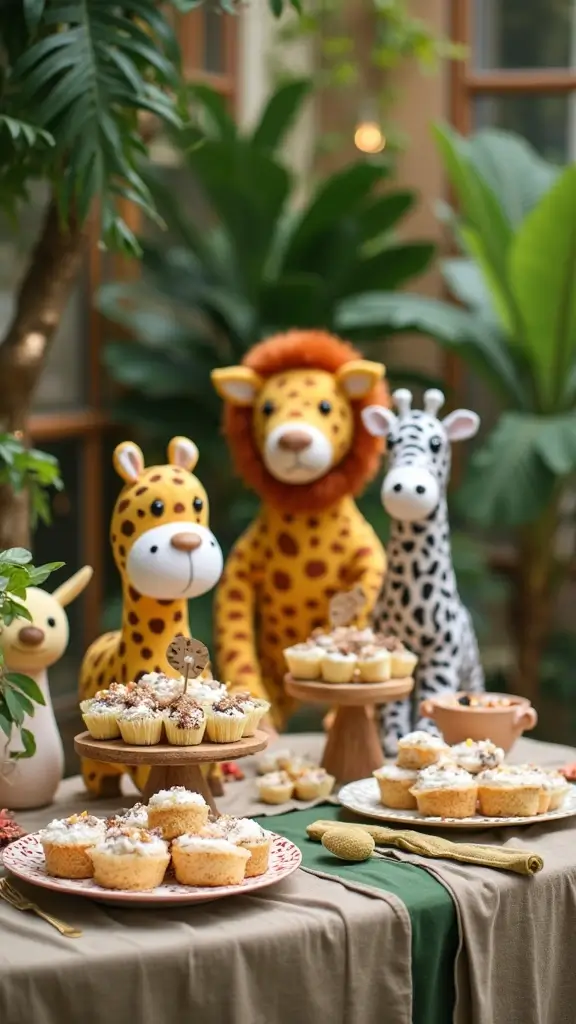 25 Baby Shower Inspiration Ideas for Parenting Joy - 5. Baby Animal Safari