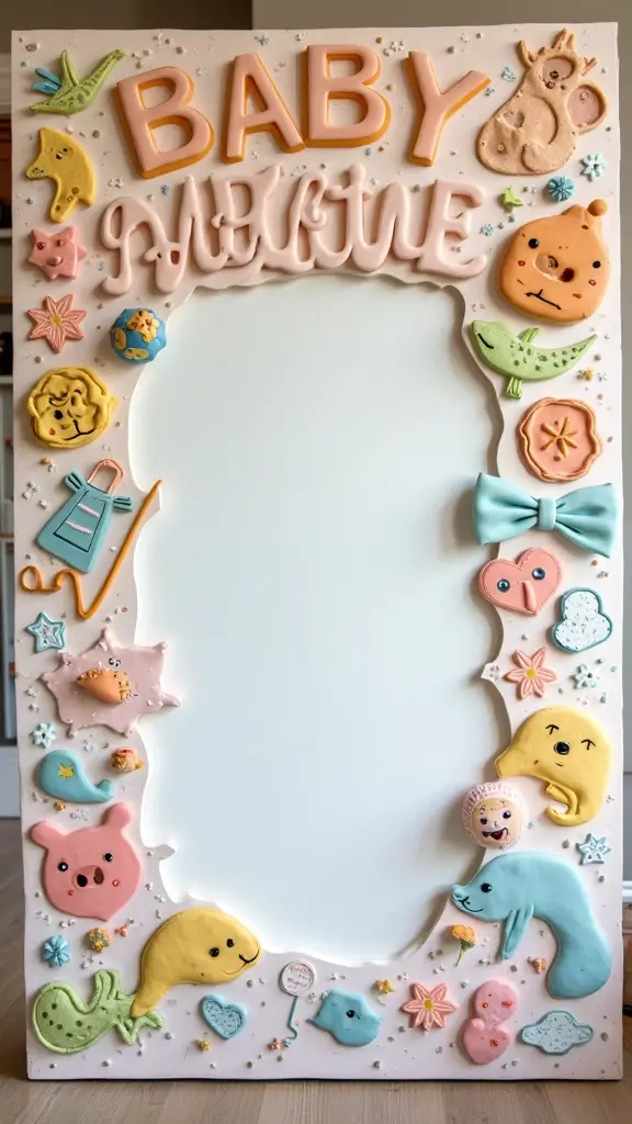25 Baby Shower Photo Booth Ideas That Will Steal the Show (You Won't Believe #10!) - 11. Baby Milestone Board