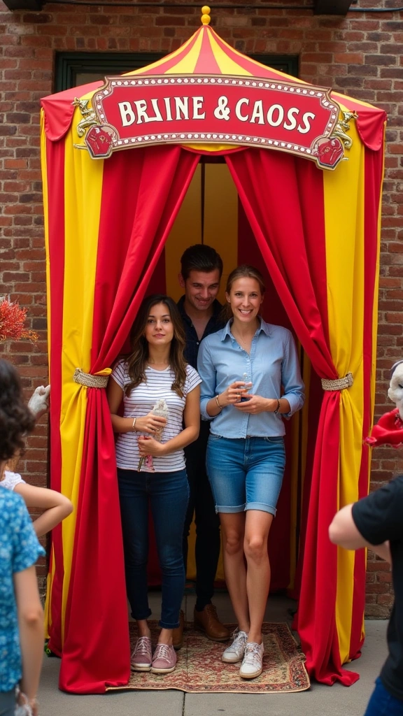 25 Baby Shower Photo Booth Ideas That Will Steal the Show (You Won't Believe #10!) - 18. Circus Fun