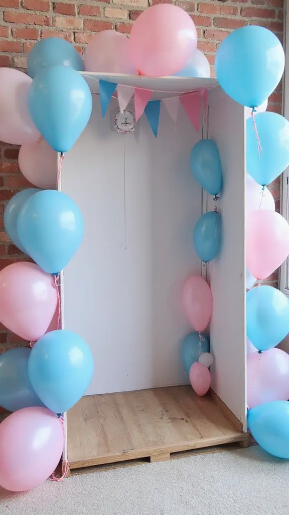 25 Baby Shower Photo Booth Ideas That Will Steal the Show (You Won't Believe #10!) - 22. Gender Reveal Extravaganza