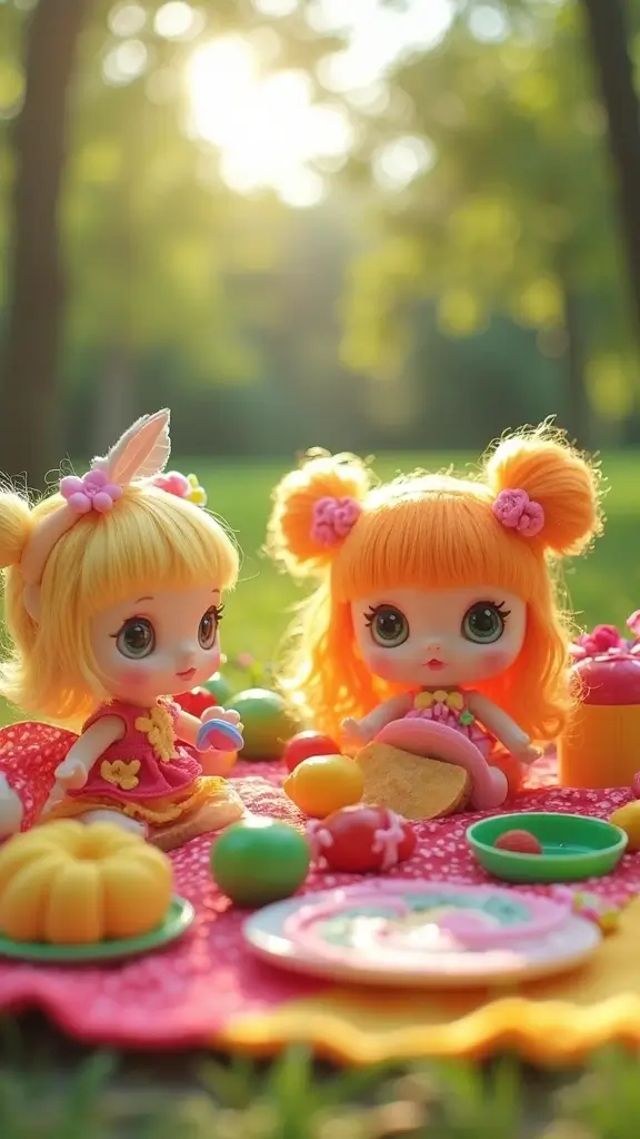 25 Creative Play Ideas with Blythe That Will Spark Your Child’s Imagination! - 1. Blythe’s Picnic Party