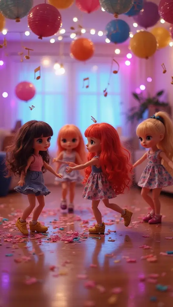 25 Creative Play Ideas with Blythe That Will Spark Your Child’s Imagination! - 10. Blythe’s Dance Party