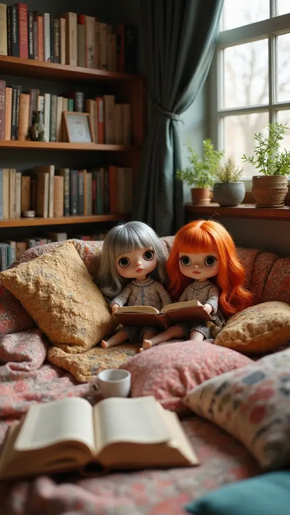 25 Creative Play Ideas with Blythe That Will Spark Your Child’s Imagination! - 12. Blythe’s Book Club