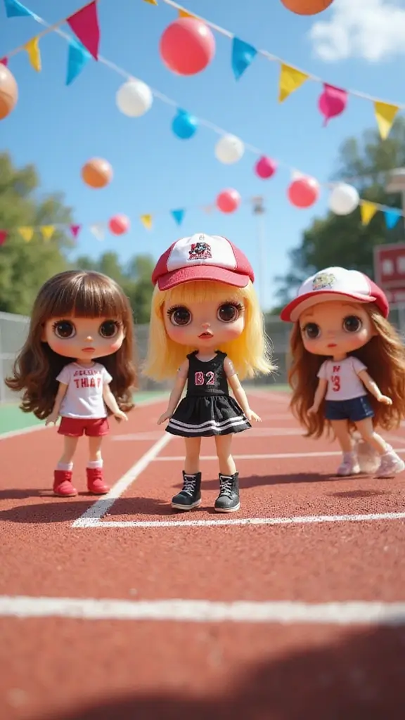 25 Creative Play Ideas with Blythe That Will Spark Your Child’s Imagination! - 15. Blythe’s Sports Day