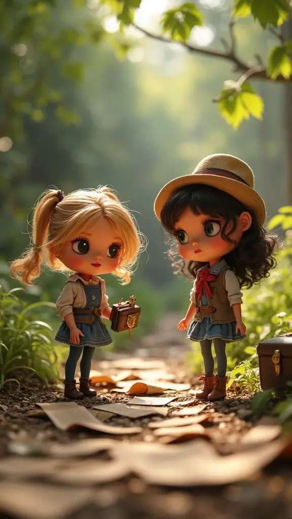 25 Creative Play Ideas with Blythe That Will Spark Your Child’s Imagination! - 16. Blythe’s Mystical Treasure Hunt