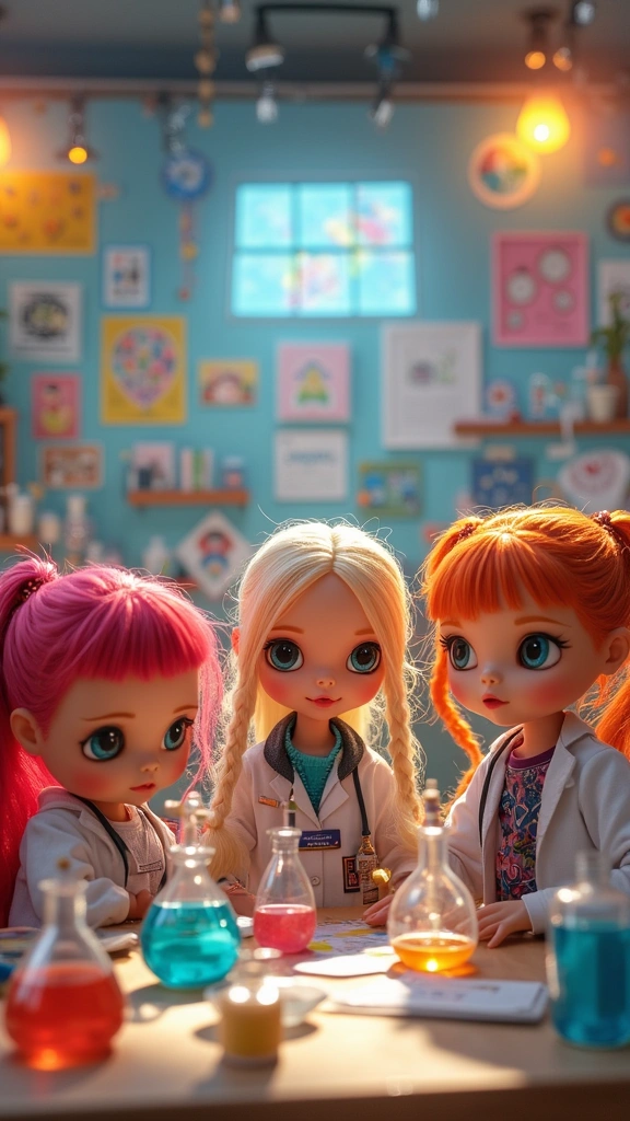 25 Creative Play Ideas with Blythe That Will Spark Your Child’s Imagination! - 6. Blythe’s Science Fair