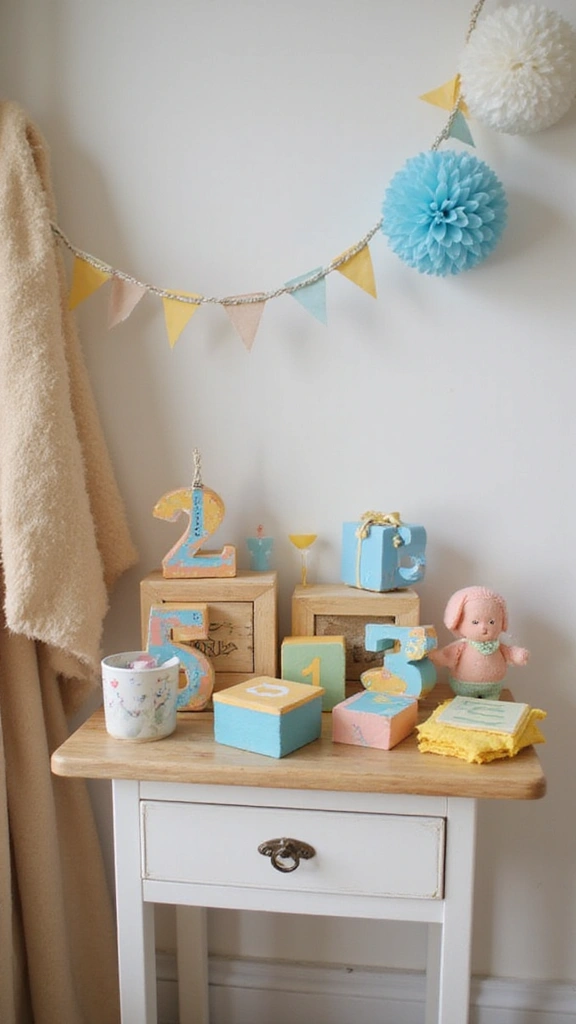 25 Cute and Clever Baby Announcement Ideas for Every Parent - 7. Countdown Blocks