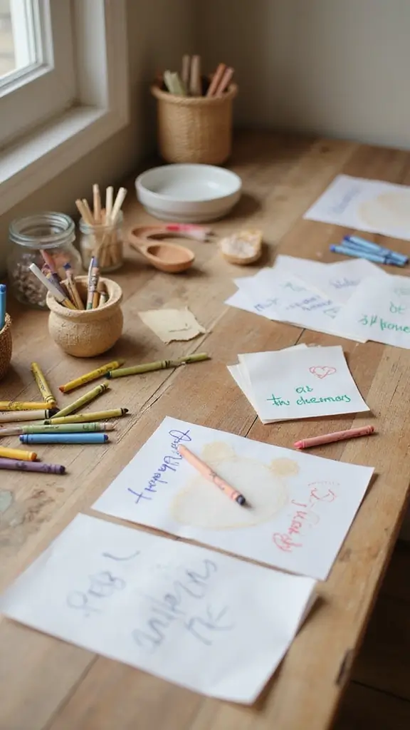 25 Eco-Friendly Baby Shower Ideas That Will Leave Everyone in Awe (You'll Want to Steal #11!) - 19. Crayon Baby Shower Guest Book