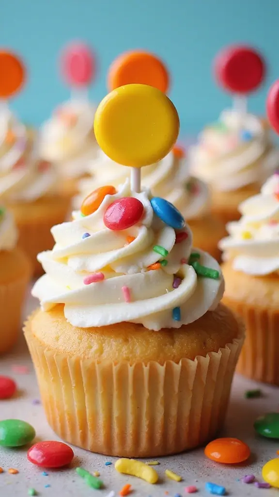 25 Fun Cupcake Decorating Ideas Your Kids Will Love (You Won't Believe #5!) - 15. Candy Land Cupcakes