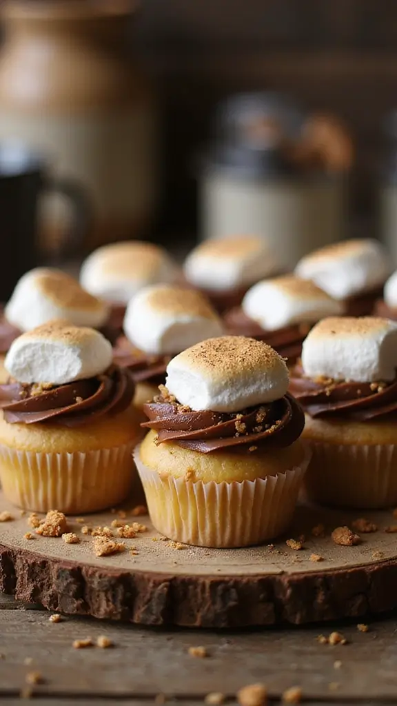 25 Fun Cupcake Decorating Ideas Your Kids Will Love (You Won't Believe #5!) - 17. S'mores Cupcakes