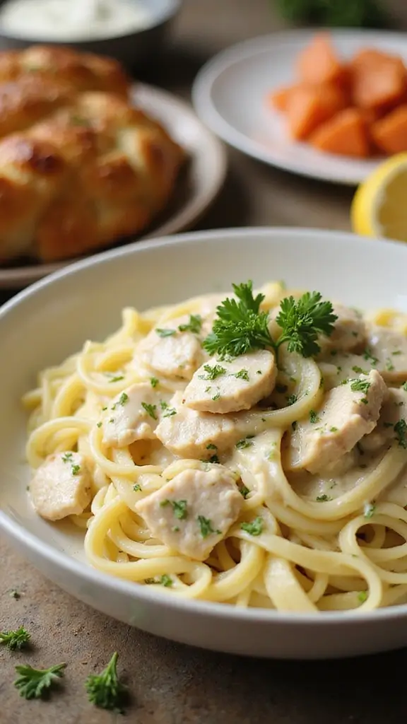25 Irresistible Family Celebration Recipes That Will Make Your Gathering Unforgettable! - 23. Creamy Chicken Alfredo
