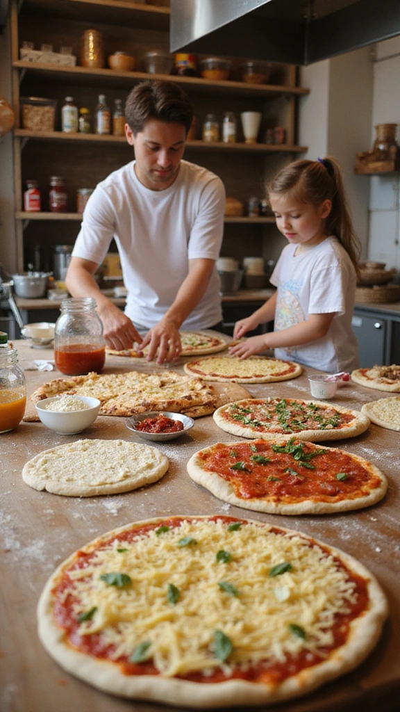 25 Irresistible Family Celebration Recipes That Will Make Your Gathering Unforgettable! - 8. Homemade Pizza Bar