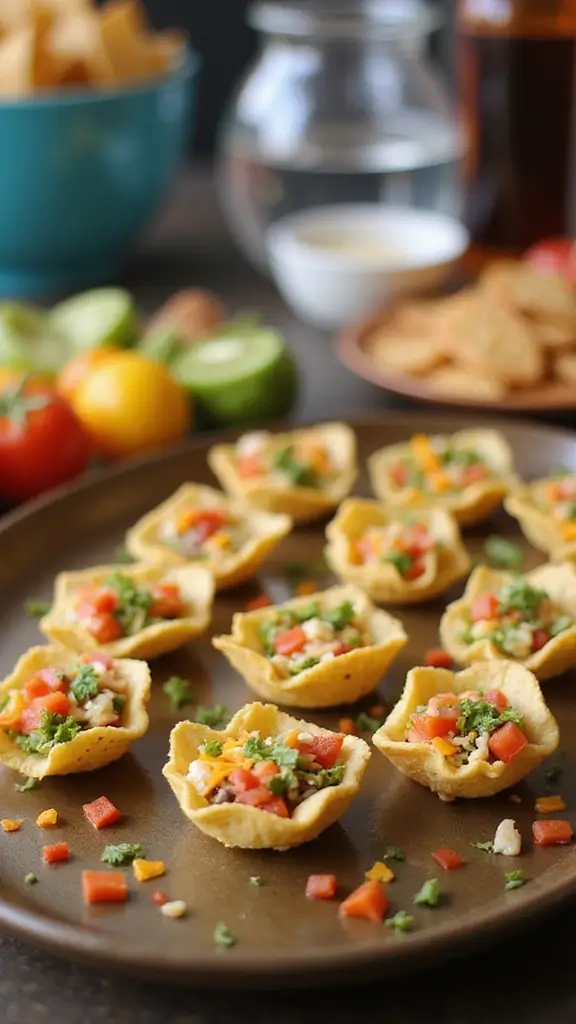 25 Irresistible Family Celebration Recipes That Will Make Your Gathering Unforgettable! - 9. Mini Taco Cups