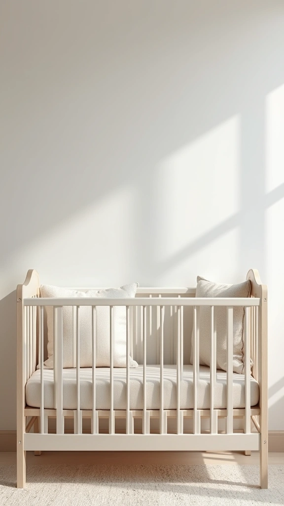 25 Minimalist Baby Room Designs That'll Make You Say 'I Wish I Thought of That!' - 20. Minimalist Baby Bedding