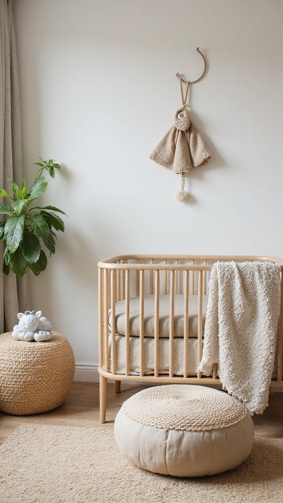 25 Minimalist Baby Room Designs That'll Make You Say 'I Wish I Thought of That!' - 21. Eco-Friendly Choices