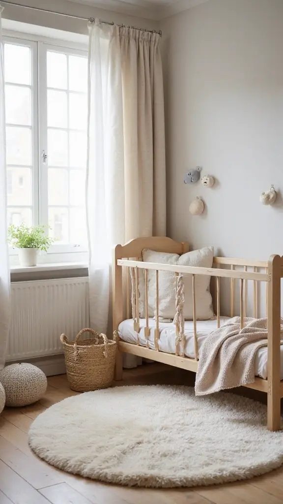 25 Minimalist Baby Room Designs That'll Make You Say 'I Wish I Thought of That!' - 7. Soft Textiles