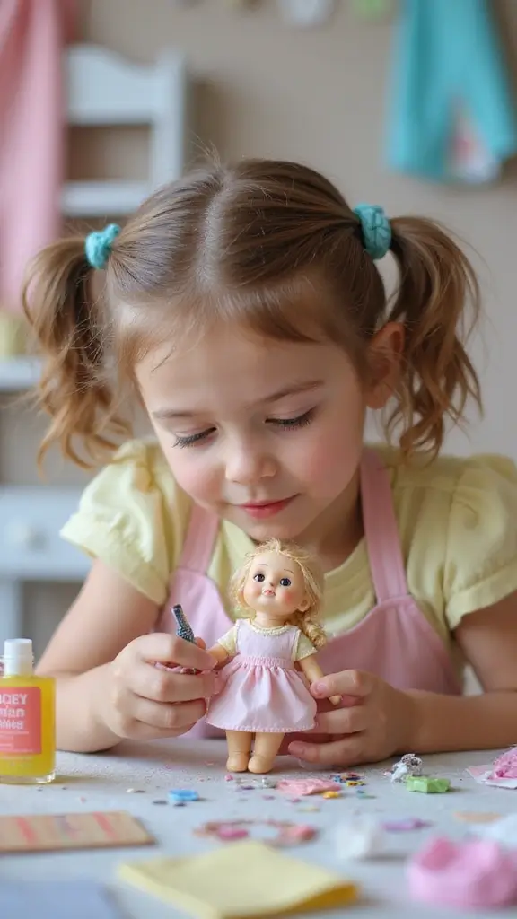 25 Parenting Hacks for Restoring Damaged Dolls Together with Kids - 7. Fixing Scratches with Nail Polish