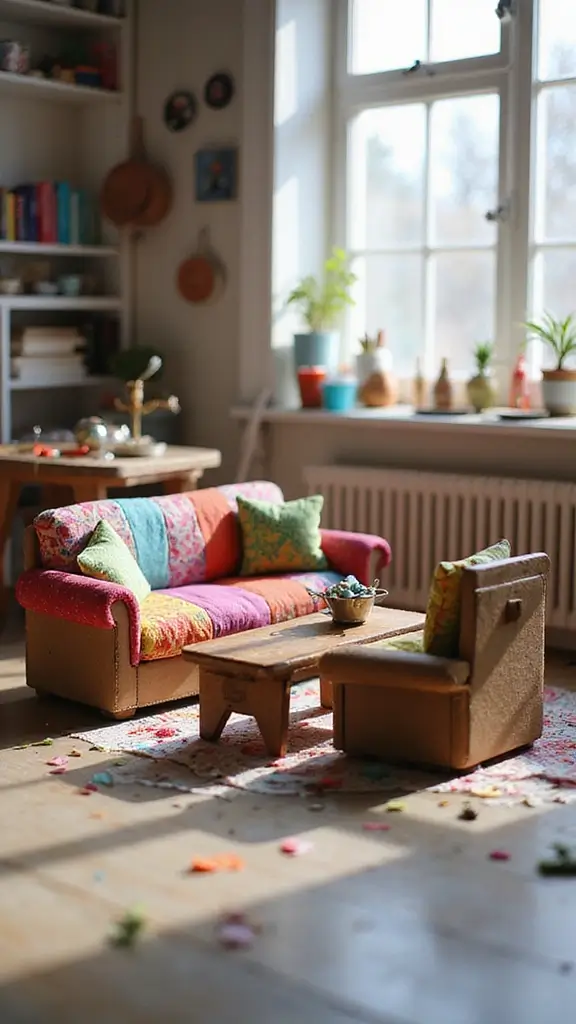 25 Parenting Hacks for Restoring Damaged Dolls Together with Kids - 8. Upcycling Household Items for Doll Furniture