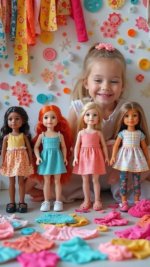 25 Parenting Tips That Will Make Your Doll Lover's Heart Soar (You Won't Believe #7!) - 2. Create a Doll Wardrobe