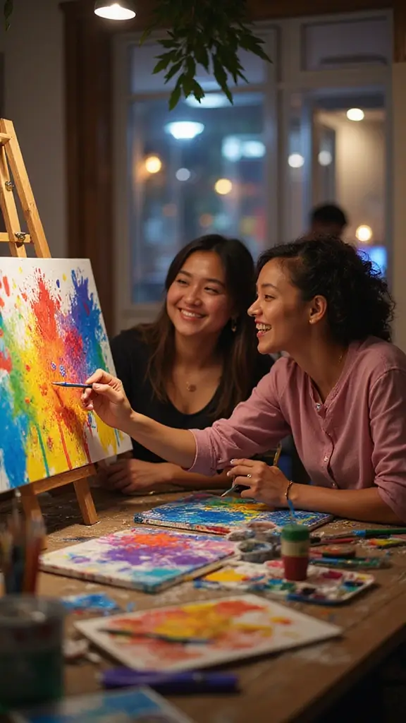 25 Romantic Date Ideas That Will Make Your Heart Skip a Beat (You Won't Believe #12!) - 11. Art Night at Home