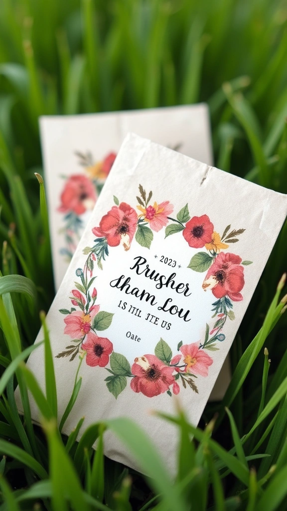 25 Unique Baby Shower Favors That Will Leave Your Guests Talking (You Won't Believe #7!) - 1. Personalized Seed Packets
