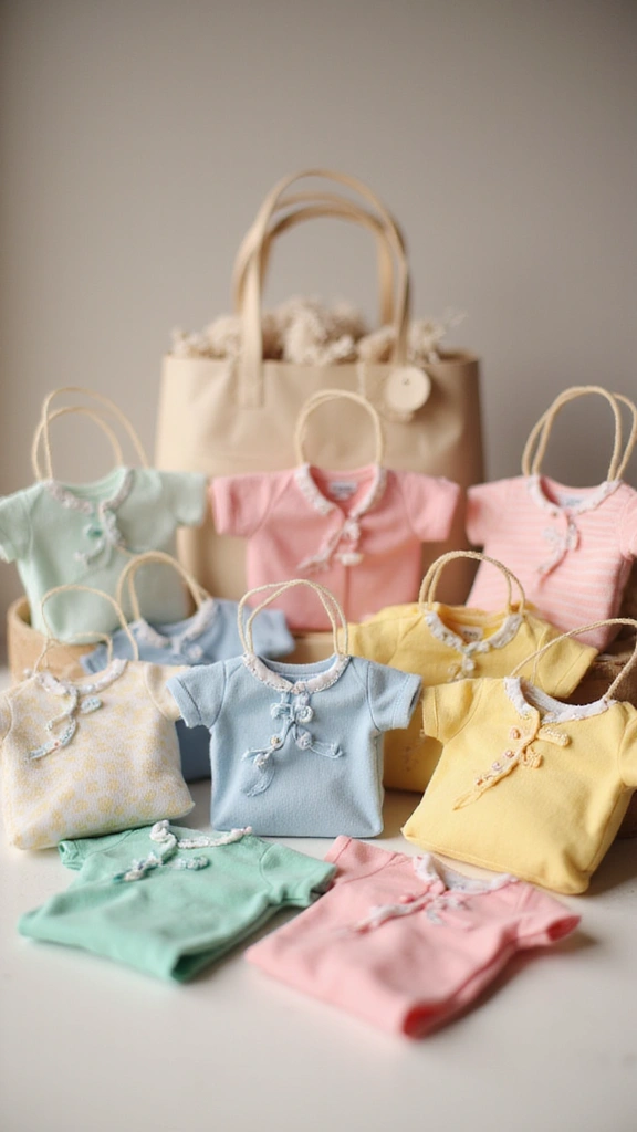 25 Unique Baby Shower Favors That Will Leave Your Guests Talking (You Won't Believe #7!) - 11. Cute Baby Onesies