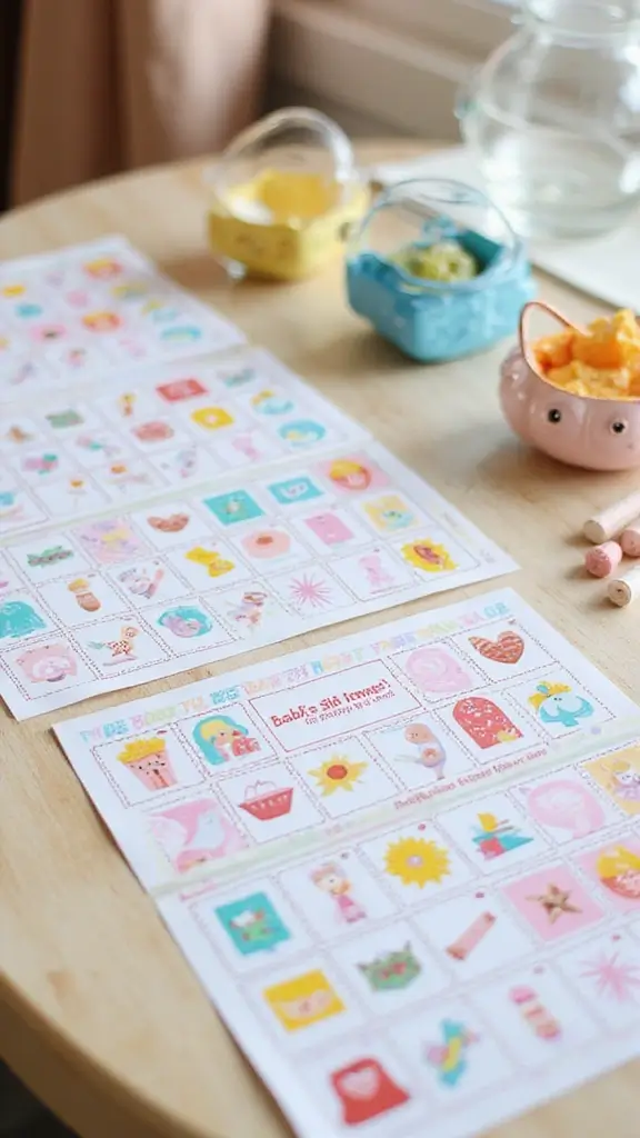 25 Unique Baby Shower Favors That Will Leave Your Guests Talking (You Won't Believe #7!) - 15. Baby Shower Bingo Cards