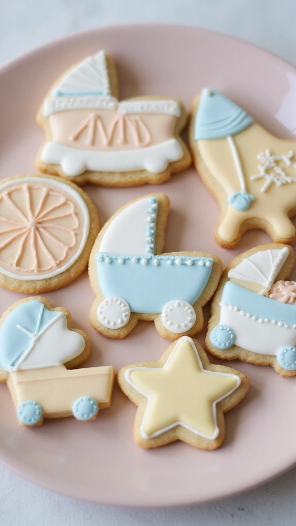 25 Unique Baby Shower Favors That Will Leave Your Guests Talking (You Won't Believe #7!) - 3. Custom Baby Shower Cookies