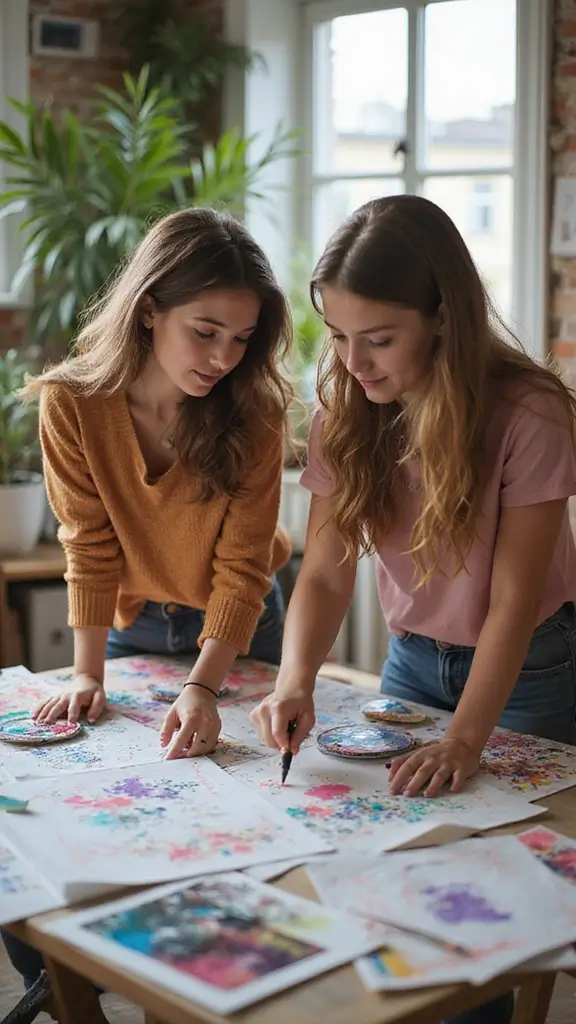 25 Ways Twin Sisters Share an Unbreakable Bond - 17. Collective Creativity