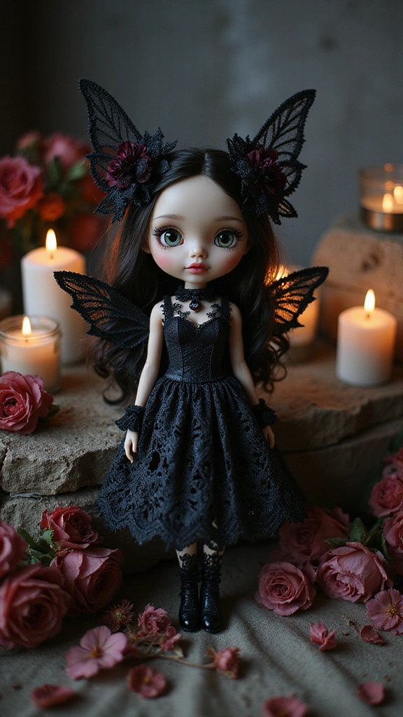 26 Stunning Custom Blythe Dolls That Will Make You Want to Start Collecting NOW! - 17. Gothic Fairy Blythe