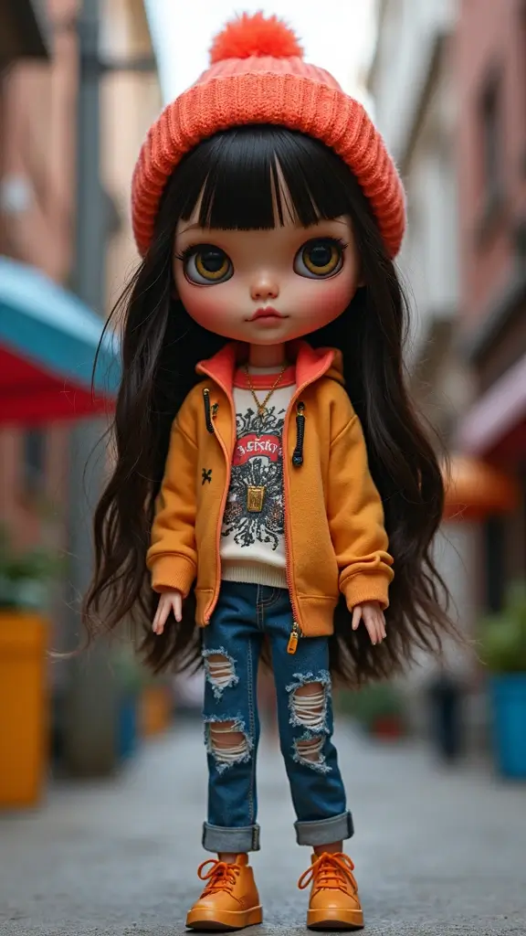 26 Stunning Custom Blythe Dolls That Will Make You Want to Start Collecting NOW! - 21. Urban Street Style Blythe