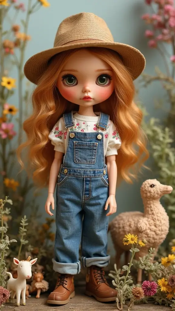 26 Stunning Custom Blythe Dolls That Will Make You Want to Start Collecting NOW! - 4. Rustic Country Blythe