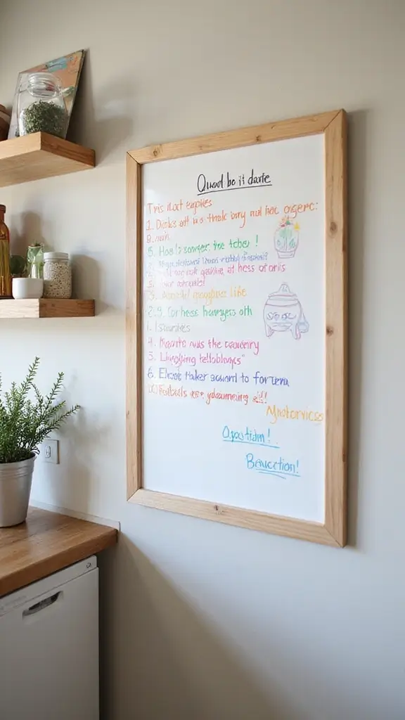 26 Twin Parenting Tips That Will Save Your Sanity (You Won't Believe #15!) - 10. Use a Whiteboard for Quick Communication