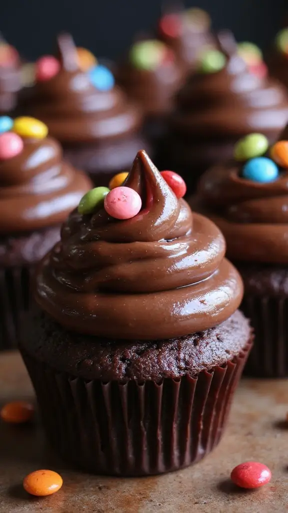 27 Gender Reveal Cupcake Ideas That Will Leave Your Guests Speechless! - 7. Chocolate Cupcakes with Sweet Surprise