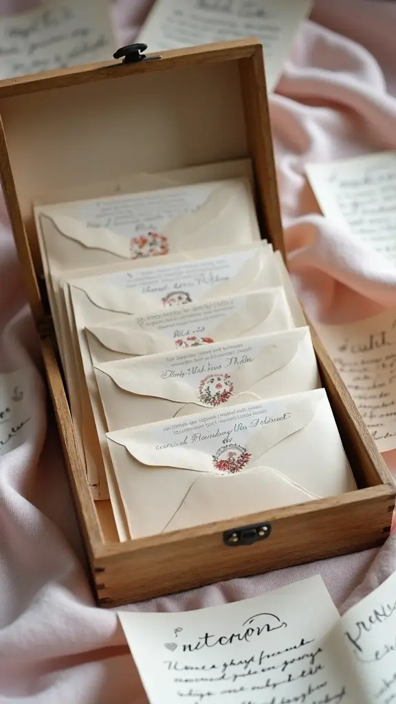 Emotional Wedding Gift Ideas to Make Your Daughter Cry (Happy Tears!) - 2. Handwritten Letters Collection