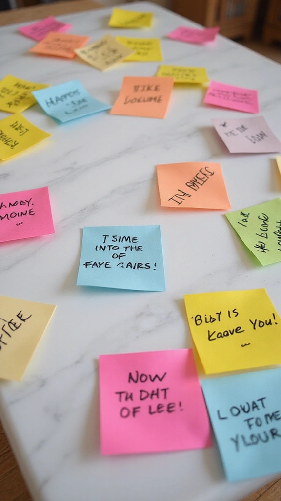 How to Make Him Miss You (Without Playing Games) - 7. Leave Little Notes