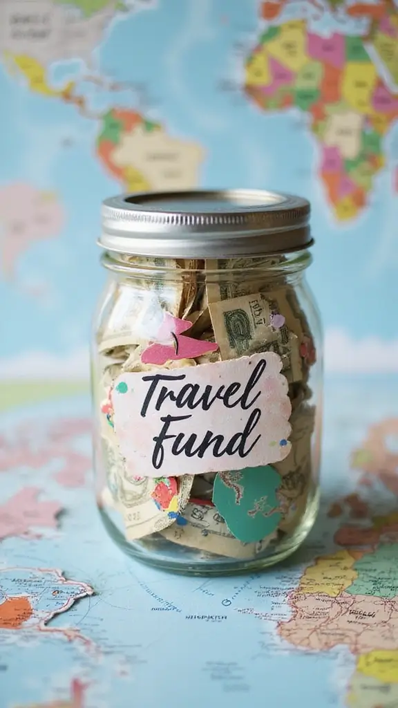 Trendy & Fun 18th Birthday Gift Ideas for Teens - 13. A Travel Fund Jar