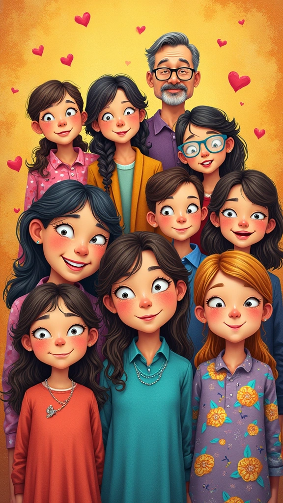 Unique 20th Anniversary Gift Ideas for Couples Who Cherish Family Memories - 1. Custom Family Portrait