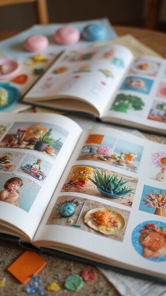 Unique 20th Anniversary Gift Ideas for Couples Who Cherish Family Memories - 17. Family Scrapbook