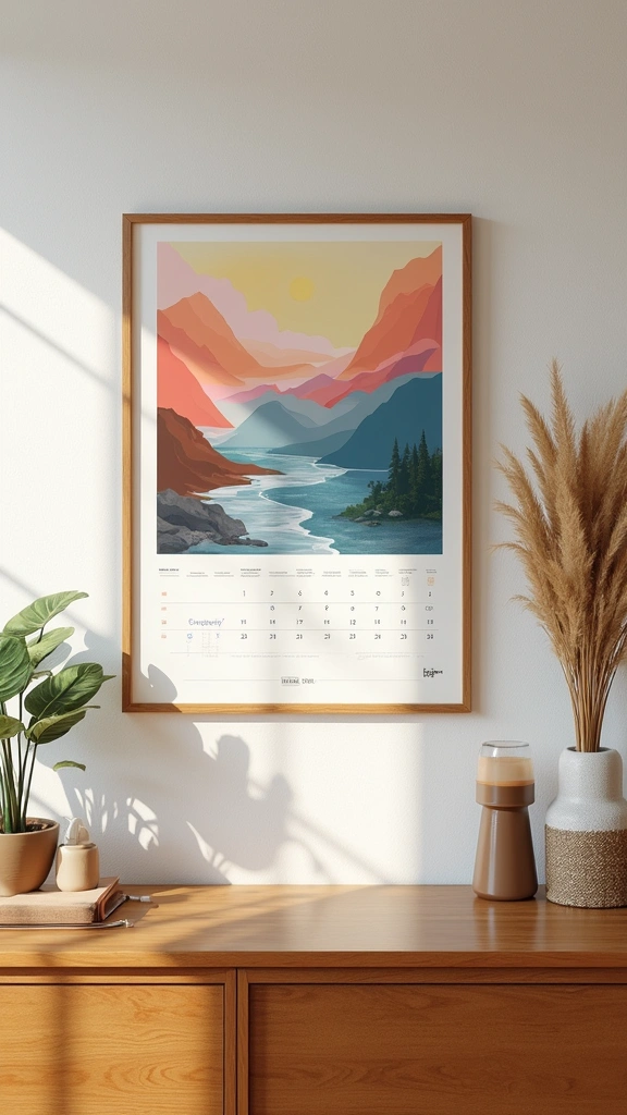 Unique 20th Anniversary Gift Ideas for Couples Who Cherish Family Memories - 3. Personalized Family Calendar