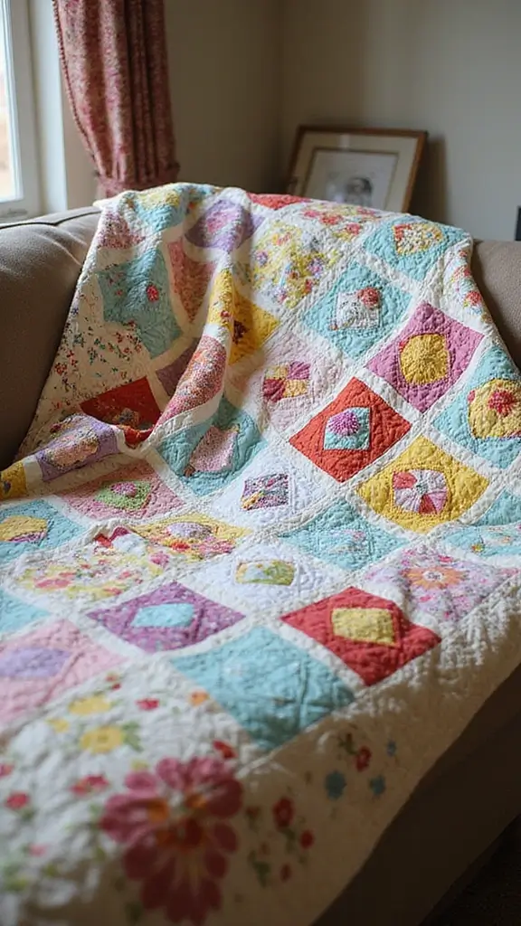 Unique 20th Anniversary Gift Ideas for Couples Who Cherish Family Memories - 8. Family Quilt